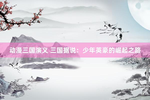 动漫三国演义 三国据说：少年英豪的崛起之路
