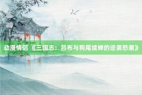 动漫情侣 《三国志：吕布与狗尾续蝉的逆袭怒潮》