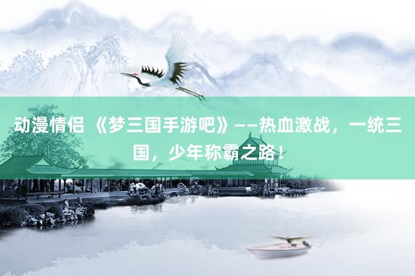 动漫情侣 《梦三国手游吧》——热血激战，一统三国，少年称霸之路！